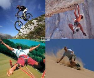 Puzzle Διάφορα extreme sports αλλά και περιπέτεια